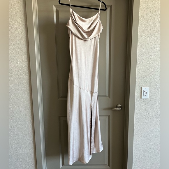 Satin Maxi Dress - Picture 2 of 5